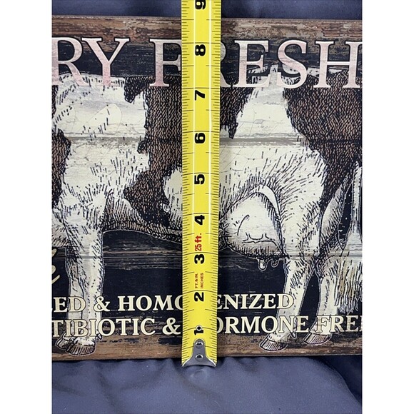 Dairy Fresh Milk Pasteurized Homogenized Antibiotic And Hormone Free Sign - Picture 7 of 7